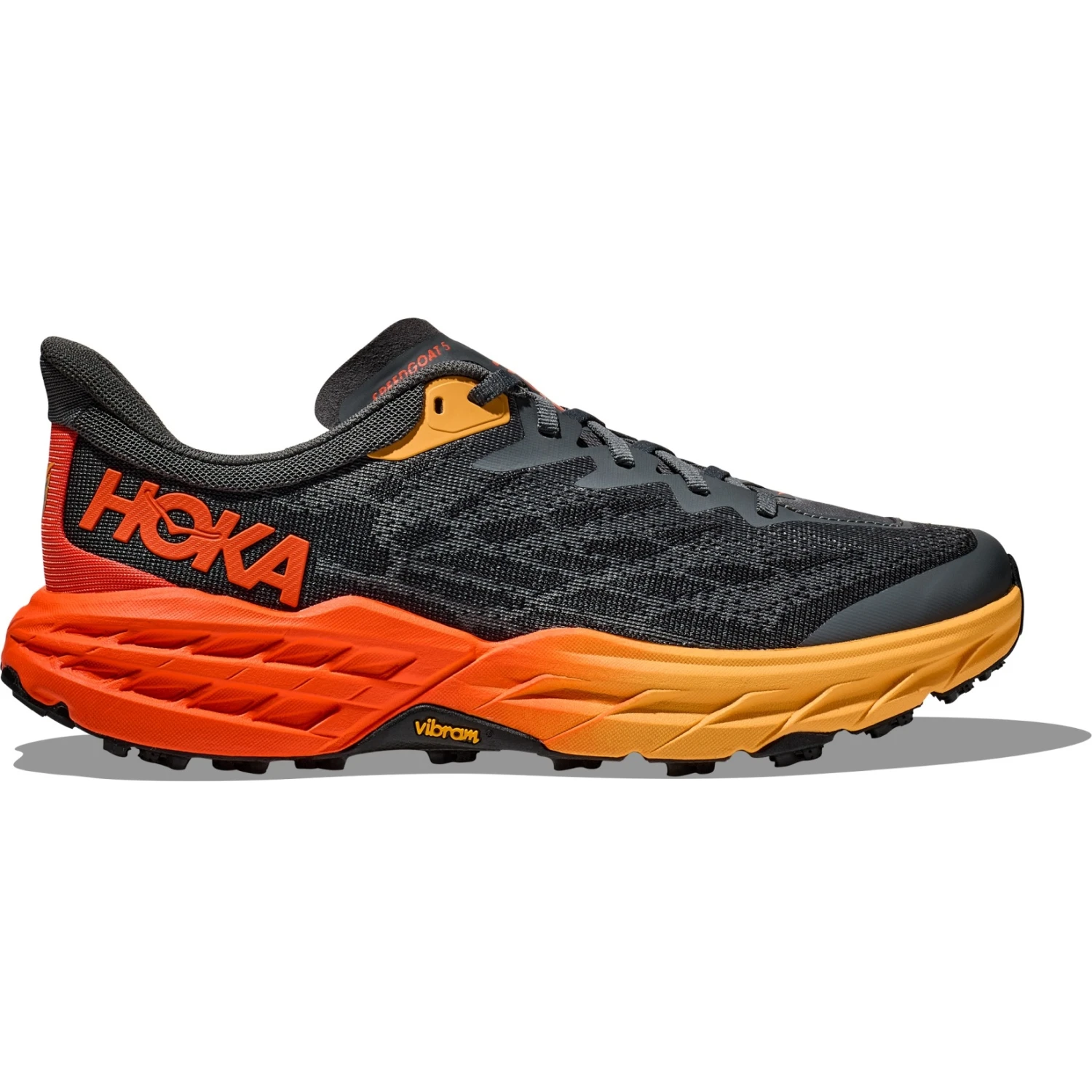 Hoka Chaussures Running - Speedgoat 5 Wide - Castlerock / Flame 5 Hoka Chaussures Running - Speedgoat 5 Wide - Castlerock / Flame – Image 3