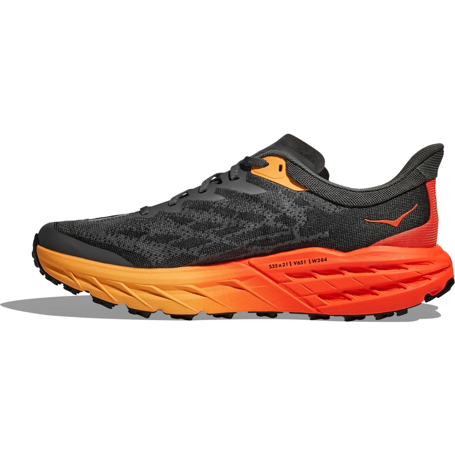 Hoka Chaussures Running - Speedgoat 5 Wide - Castlerock / Flame 6 Hoka Chaussures Running - Speedgoat 5 Wide - Castlerock / Flame – Image 4