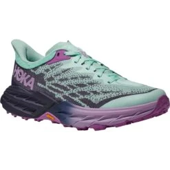 Hoka Chaussures Running Femme - Speedgoat 5 - Sunlit Ocean / Night Sky